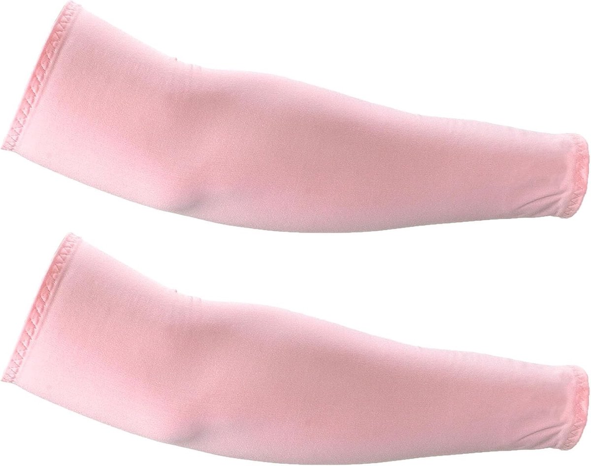 Arm Beschermers met UV Bescherming en Antislip voor Hardlopen, Fietsen, Basketbal en Golf, Geschikt voor Mannen en Vrouwen, Roze Kleur