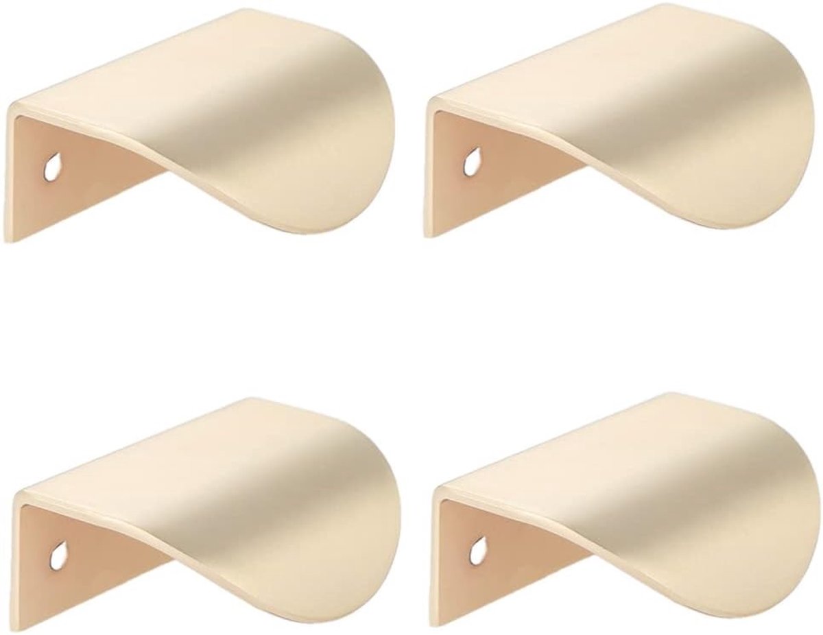 Decoratieve Deurgrepen voor Keuken- en Meubeltoepassingen - Set van 4 Stuks, 60mm x 44mm, Ideaal voor Kasten en Laden