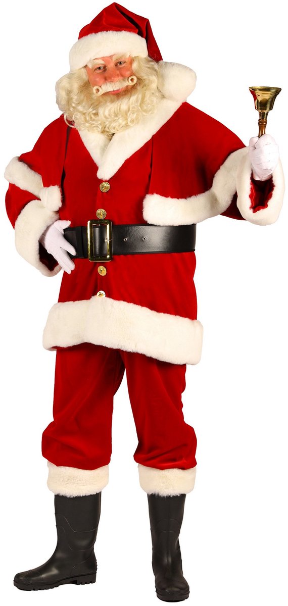 Authentiek kerstman kostuum - Carnavalskostuum Carnaval