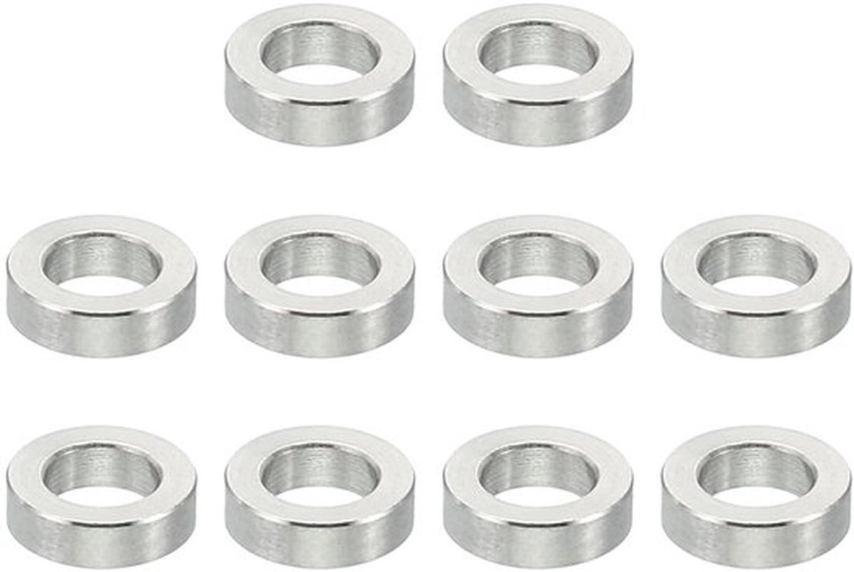 M4 Standoffs - 10 Stuks - Roestvrij Staal - 4.1mm ID x 7mm OD x 2mm L