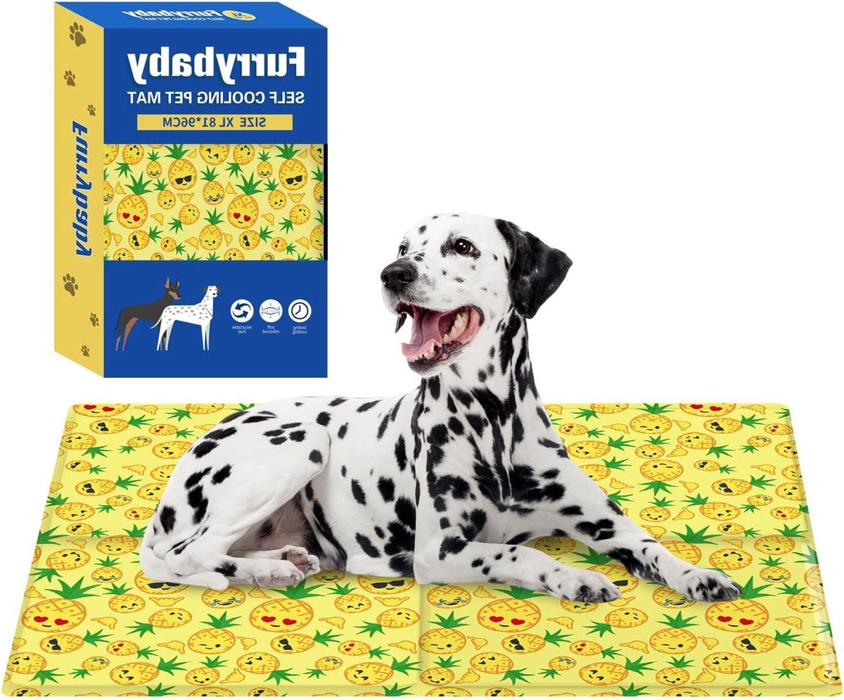 Koelmat Hond - Huisdier Koelmat Gelbed - Huisdier Koel Houden - Zelfkoelend Geen Koeling Nodig - 80 x 96 cm