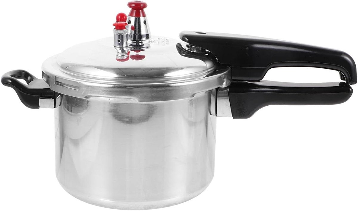 Snelkookpan Drukpan Snel Koken Geschikt voor Inductie 16 cm Zilver