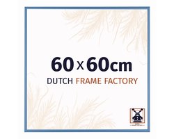Fotolijst 60x60 cm - Aluminium - Staal Blauw - Kampen