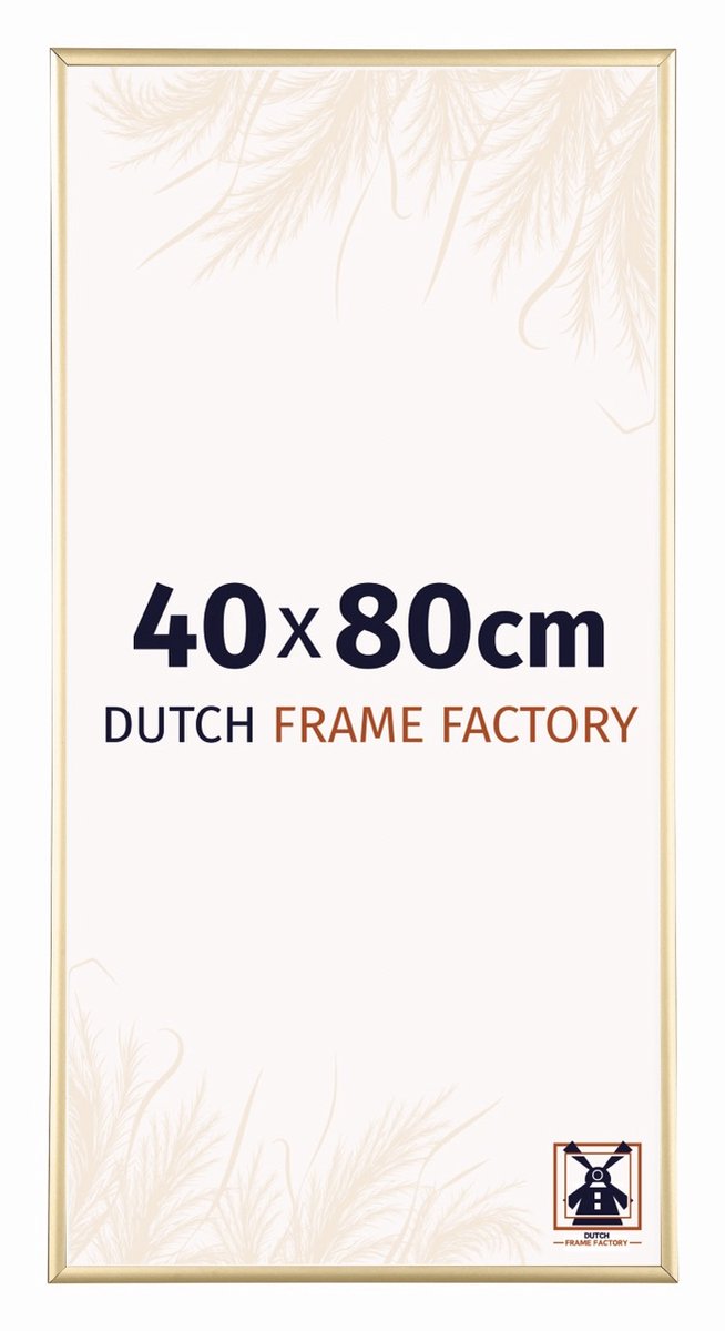 Dutch Frame Factory Fotolijst 40x80 cm - Aluminium - Goud - Kampen