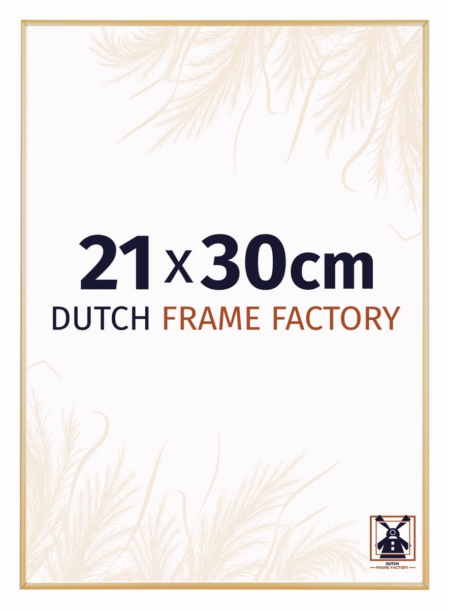 Dutch Frame Factory Fotolijst 21x30 cm - Aluminium - Goud Vintage - Kampen