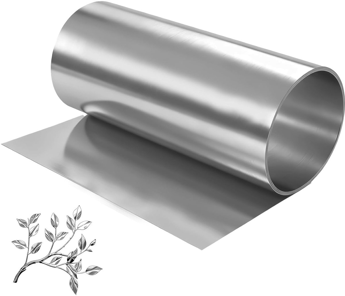 Roestvrijstalen Plaat 0.2 mm, 200 x 1000 mm voor Modelbouw, Ambachten en Industrie; Ideaal voor Reparaties, Elektronica en DIY Projecten