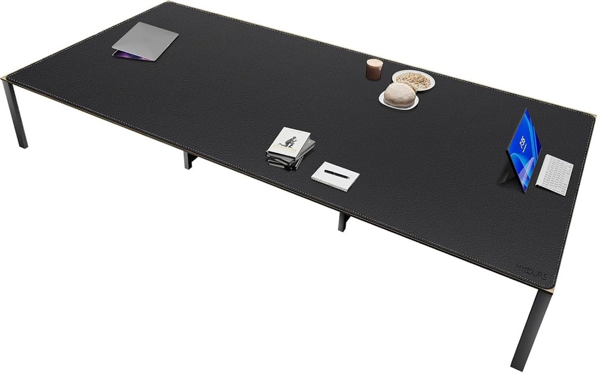 Grote Bureau Mat 83 x 40 Inch, Volledige Desk Blotter Pad, Muismat voor Thuiswerk en Kantoor, Ideaal voor Staande Bureau's en Computerwerk