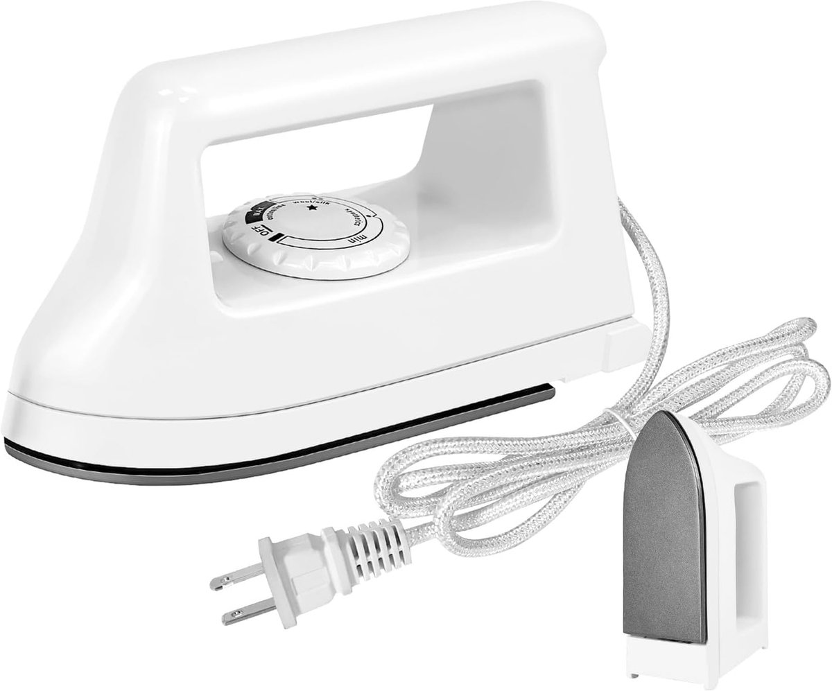 Ministrijkijzer - Heat Press Machine - Transferpers - Hittepers - Mini-Hetelucht Pairs - With - Miniformaat - Compact en Draagbaar - Voor Warmteoverdracht: Accessoires - Voor Het Oplaadstation, Doe-Het-Zelfprojecten met Vinyl Op T-Shirts, en Tassen