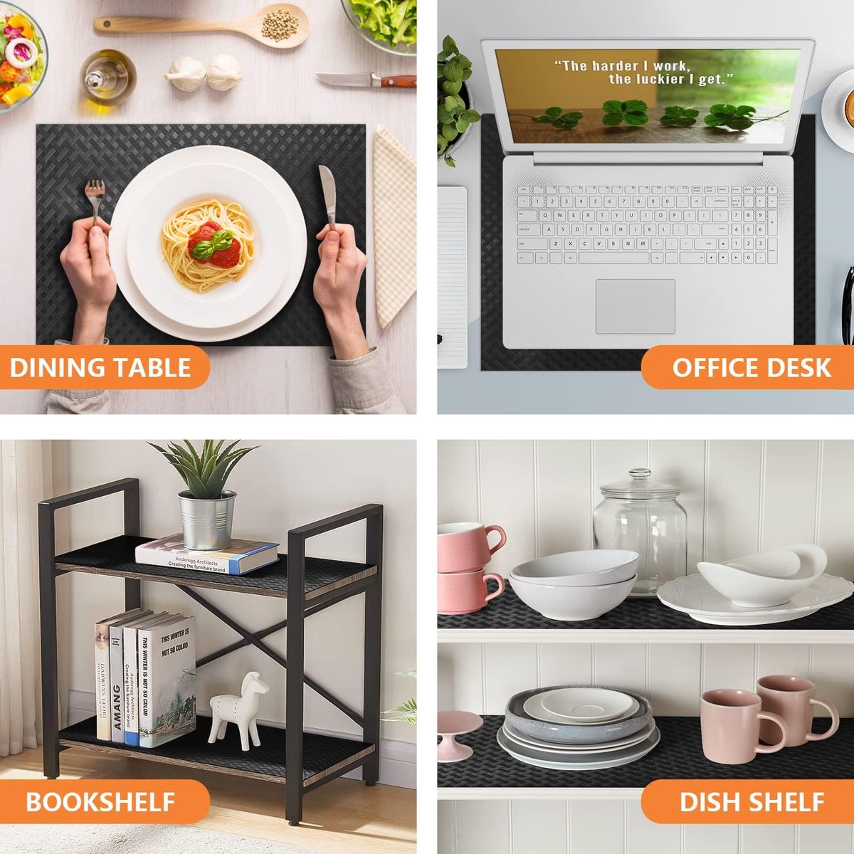 Lademat keuken - 50x300cm - Antislipmat - antislip lademat - Antislip Lade - kastmat - Waterdicht en oliebestendig - op maat te snijden - EVA - Multifunctioneel - Beschermer Keuken & Meubels - Koelkastmat - zwart