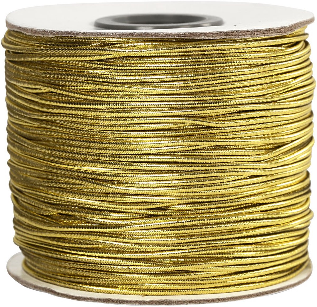 41047 Create Craft - Elastisch koord -1 mm -goud -100 m