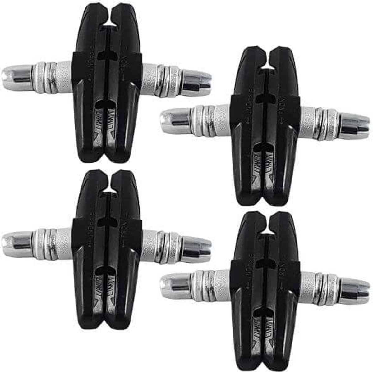 Fietsrem|LOT DE 4-8|✮✮levenslange garantie✮✮- V-rem voor fietsremklauw|70 MM| fietsremblokken/VTT/VTC- fietsremblokken met moeren