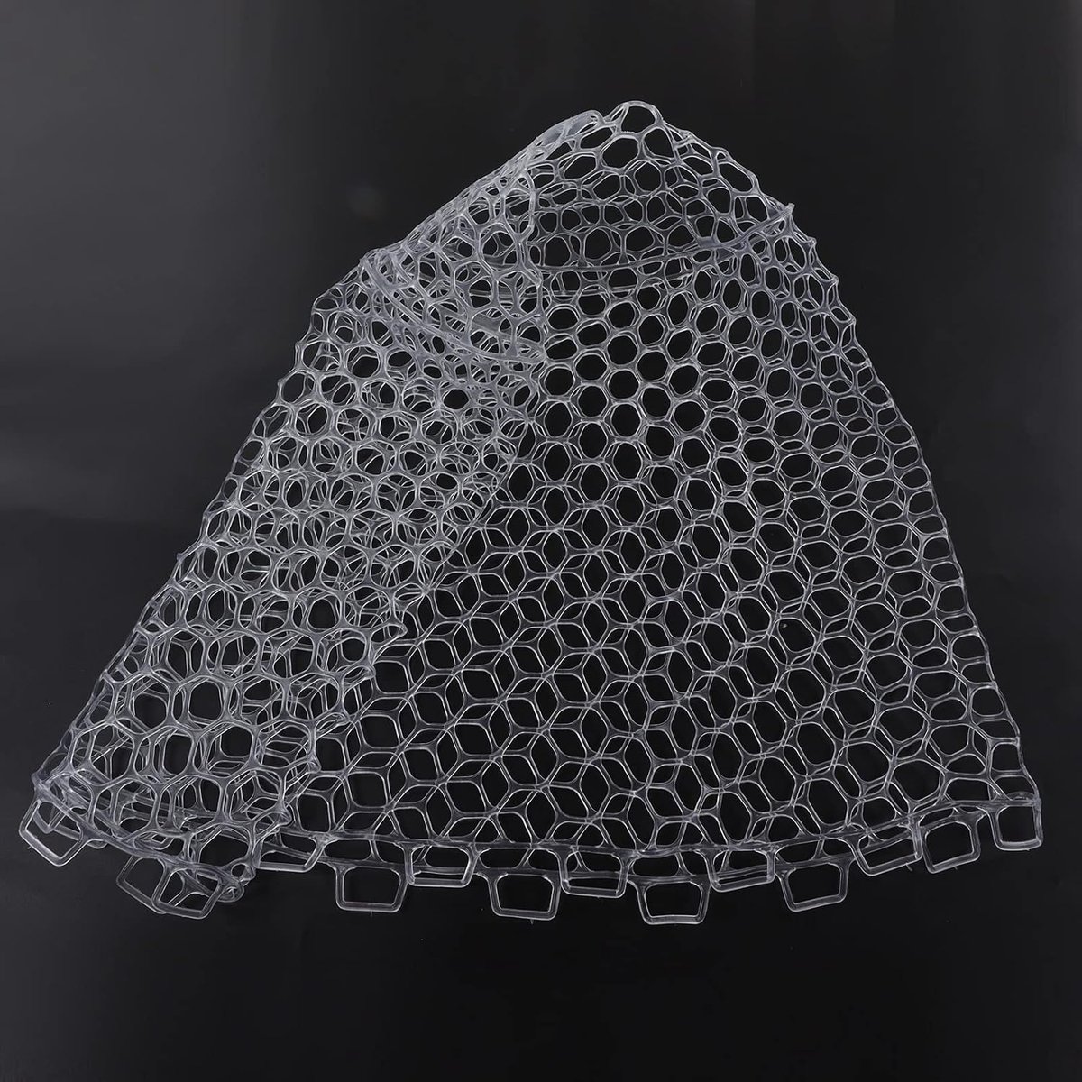 17.3x18.5in Vervanging Visnet Verdiept Zacht Flexibel Wit Rubber Vissen Landing Mesh Voor Visser Zoetwater Zoutwater