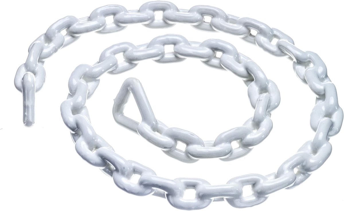 Boot-ankerketting, pvc, wit of zwart, verschillende maten