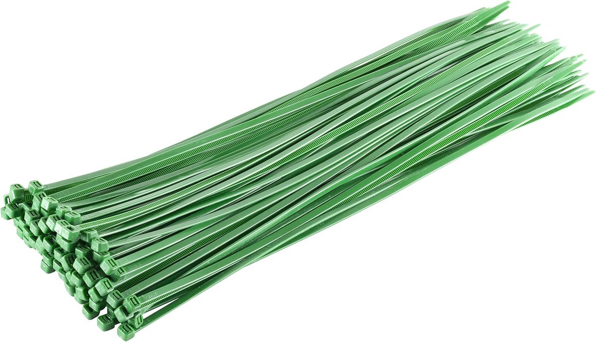 Kabelbinders Groente - 100 stuks - 370 mm x 4,8 mm - lang - UV-bestendige set