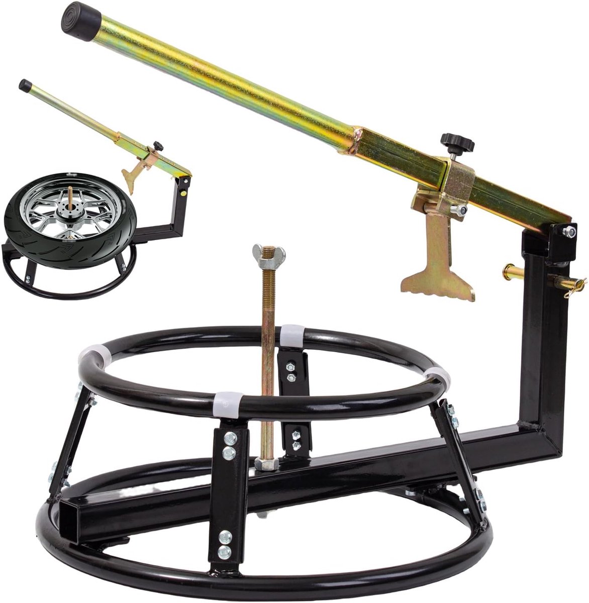 Bandwisselaar voor motorfietsen, bandenspanner voor wielen van 16 - 21 inch wielen, motorfietsbandenwisselstandaard, dirtbike-wisselstandaardhouder