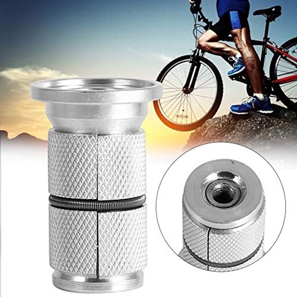 Fiets vork headset, fiets expansieschroef 28,6 mm zeer sterke carbon vork expanded hangende kern accessoires voor racefiets