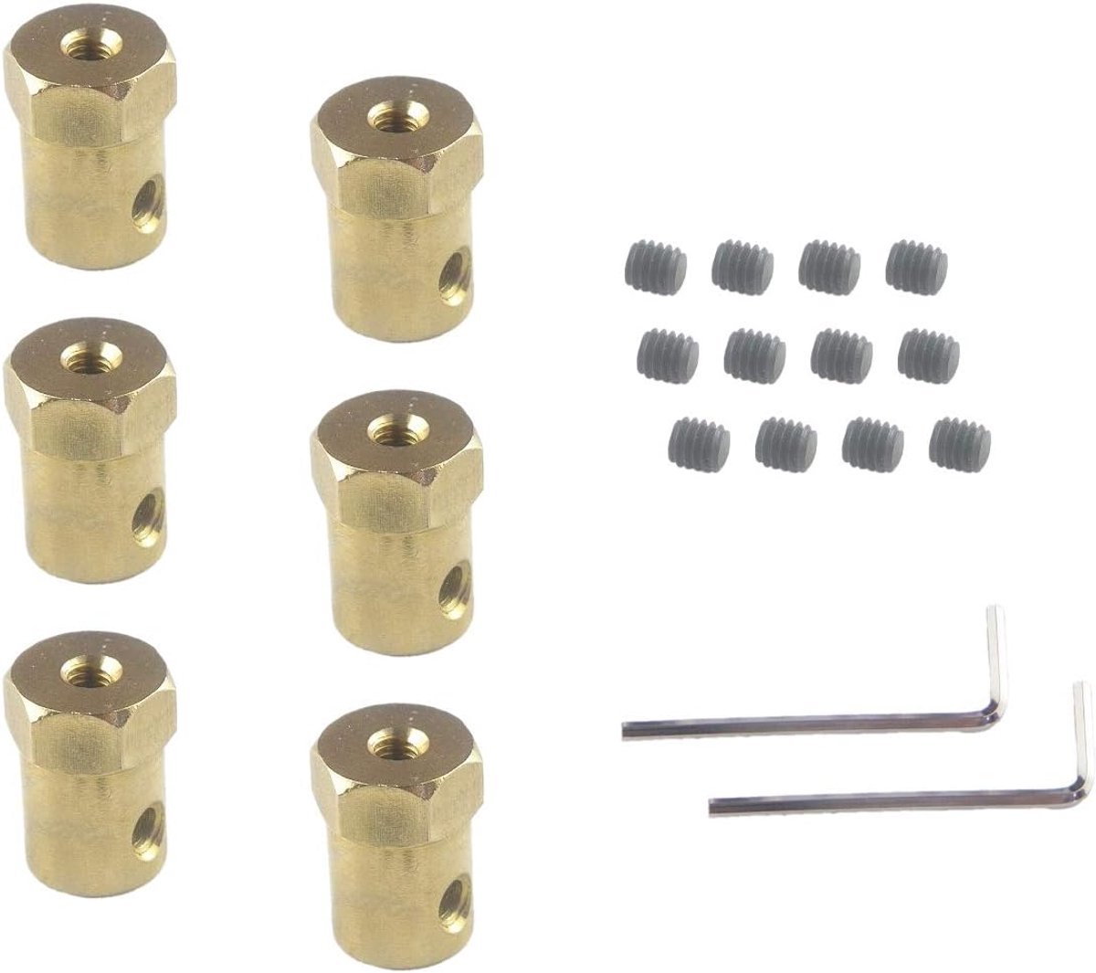 6 stuks 5 mm motorkoppelingsstekkers voor autobanden, wielen, aandrijfassen, accessoires