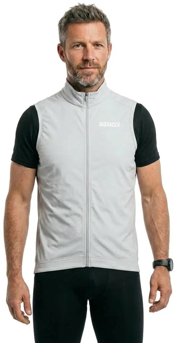 Bioracer Wind Gilet Grijs 2XL Man