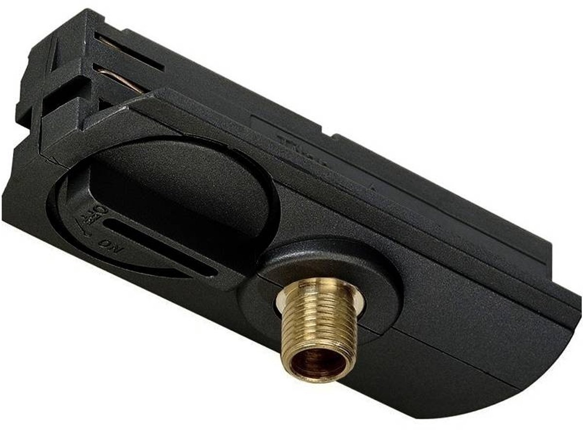 Fantasia TRACK monofase adapter zwart voor railverlichting