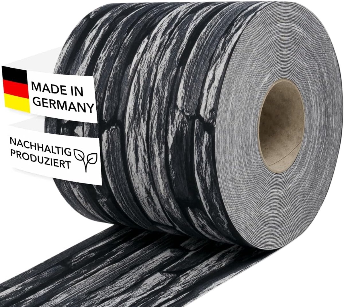 zichtwerende stroken polyester - duurzame inkijkbescherming voor dubbelstaafmattenhek - motief windscherm 26 m x 19 cm - inkijkbeschermingsrol - leien