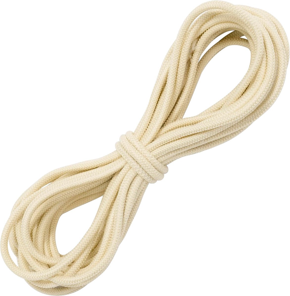 - C67258 - Decoratief elastiek ongeveer 5 m - diameter 3 mm - kleur ecru