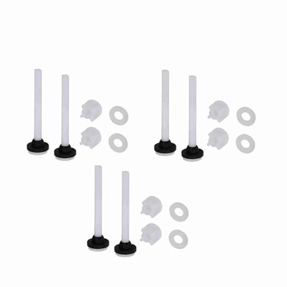 Set Professionele Uitstekende Hardheid Stabiele Lichtgewicht Rubber Schroeven Wc Dichtstool Watertank Bevestigingen Montage Accessoire