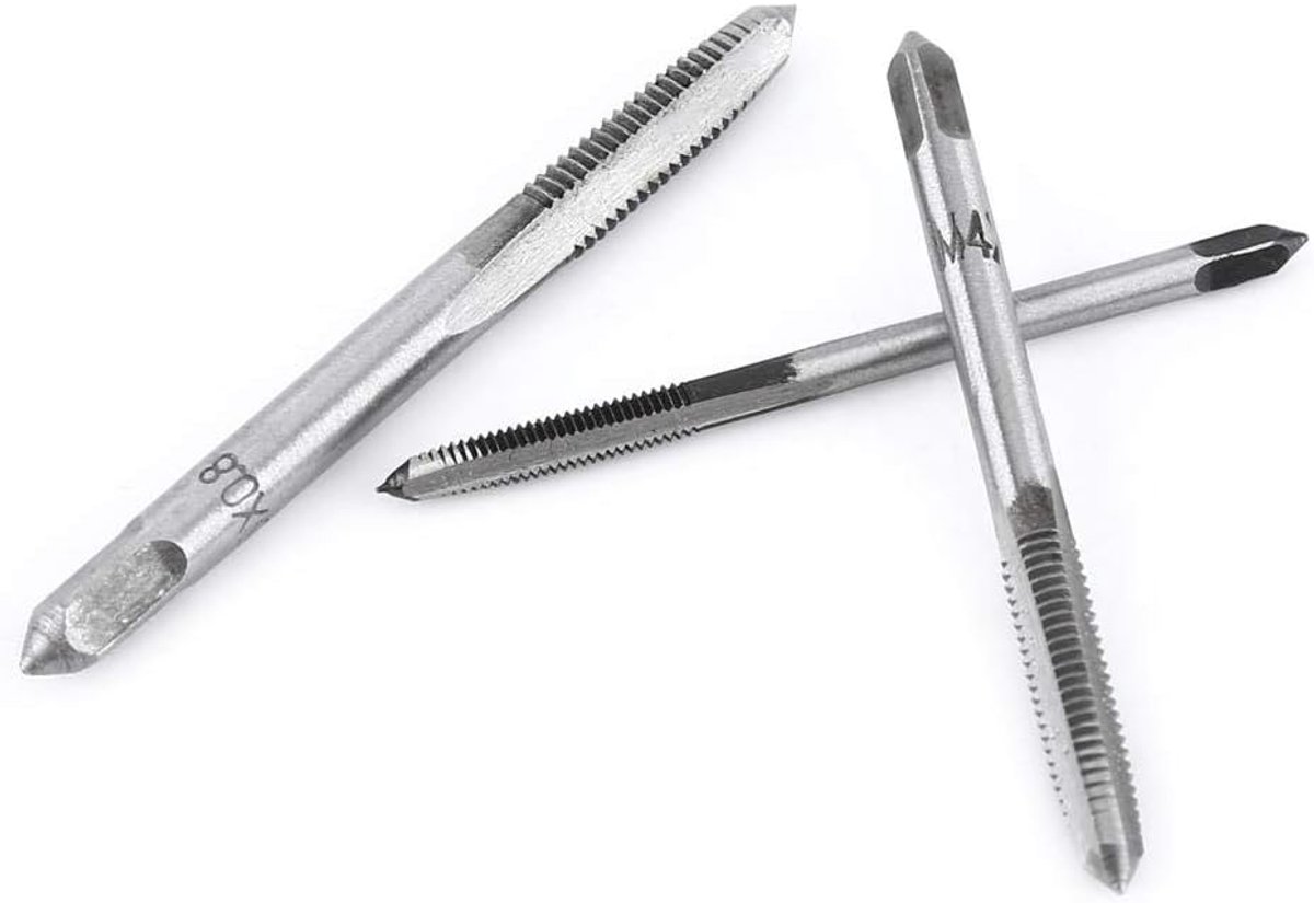 Schroefdraadboor Set, 7-delig, Metrisch Staal, M3 M4 M5 M6 M8 M10 M12