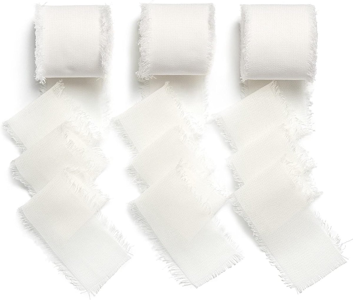 Cadeaulint lint bruiloft wit decoratielint geschenkverpakking