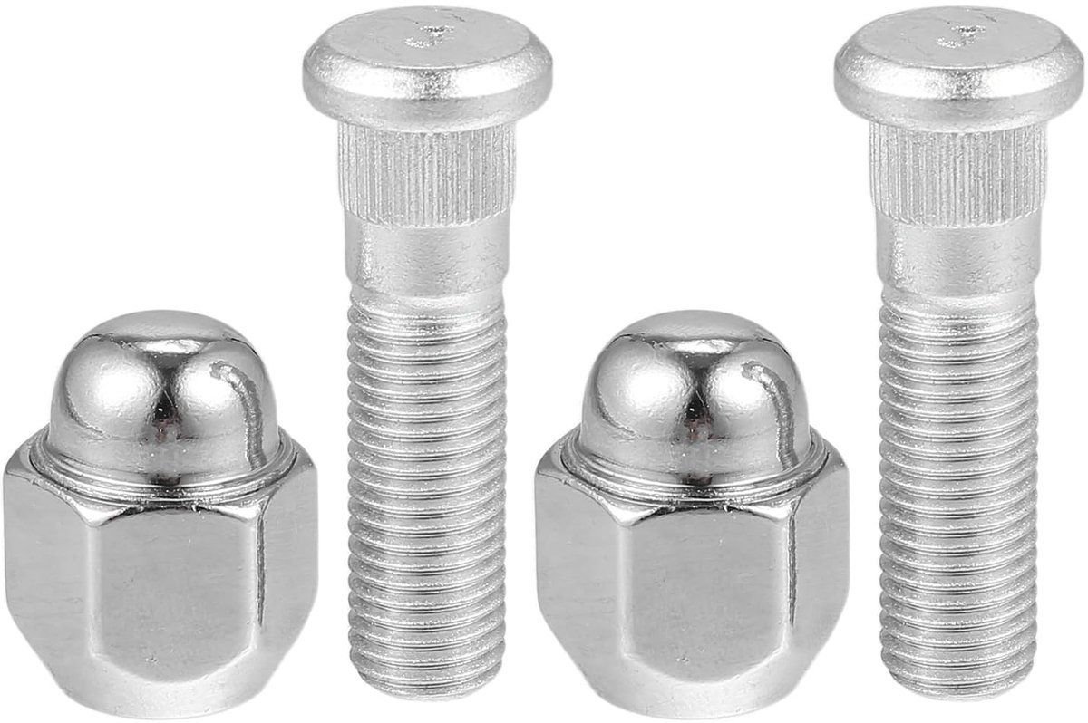 ABSOPRO No.52950-14140 M12-1.5 Wielbout voor Hyundai Elantra voor Kia | Voor andere modellen voor Hyundai en voor Kia, lengte 50 mm, zeskant 21 mm, materiaal gelegeerd staal, zilver, OE 52950-14140