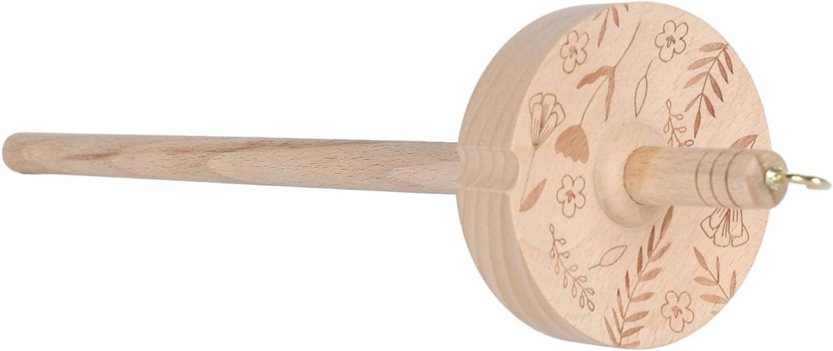 Spindel Spin Hand Wol Starter Spinner Kit Houten, Drop Spindel Top Whorl Garen Spin Handgesneden Houten Gereedschap voor Beginners Plantaardige Vezels