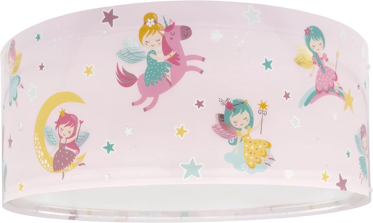Fairy Dreams Plafondlamp voor kinderen, feeën, roze