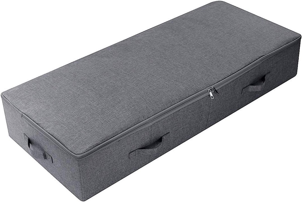 opbergbak onder het bed voor dekbedden, accessoires voor dekens, zwartgrijs