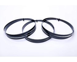 hoogwaardige lintzaagbladen, 3-delige set, 2240 x 16 x 0,65 mm, 4 tpm, gereedschapsstaal voor hout, o.a. voor Elektra Beckum, Metabo, Güde zaagband