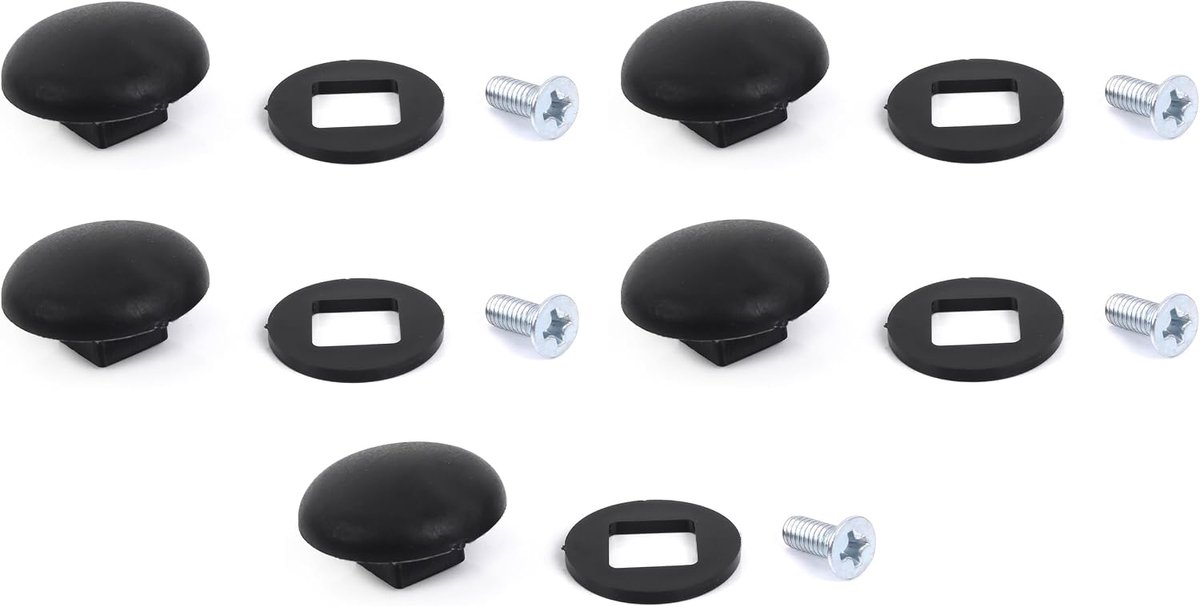 5-delige raamschijven bevestigingsclips raamhouder clip & schroef compatibel met Berlingo Synergie Partner 857379, 2839777