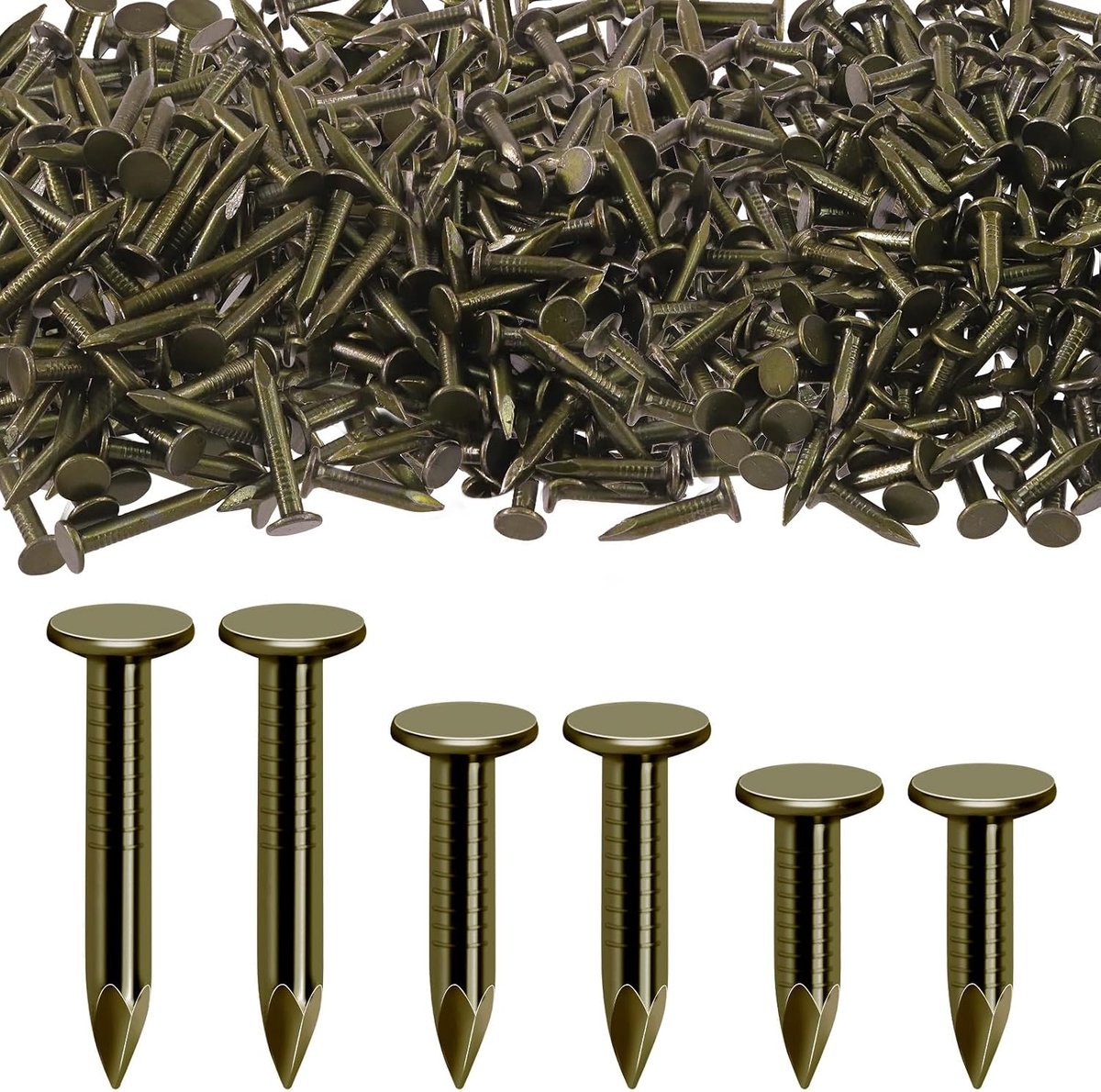Roofing Vilten Nagels Roofing Vilten Pinnen Pak voor Shed Dakraken Vilt Plate Boards Broad Head Pins