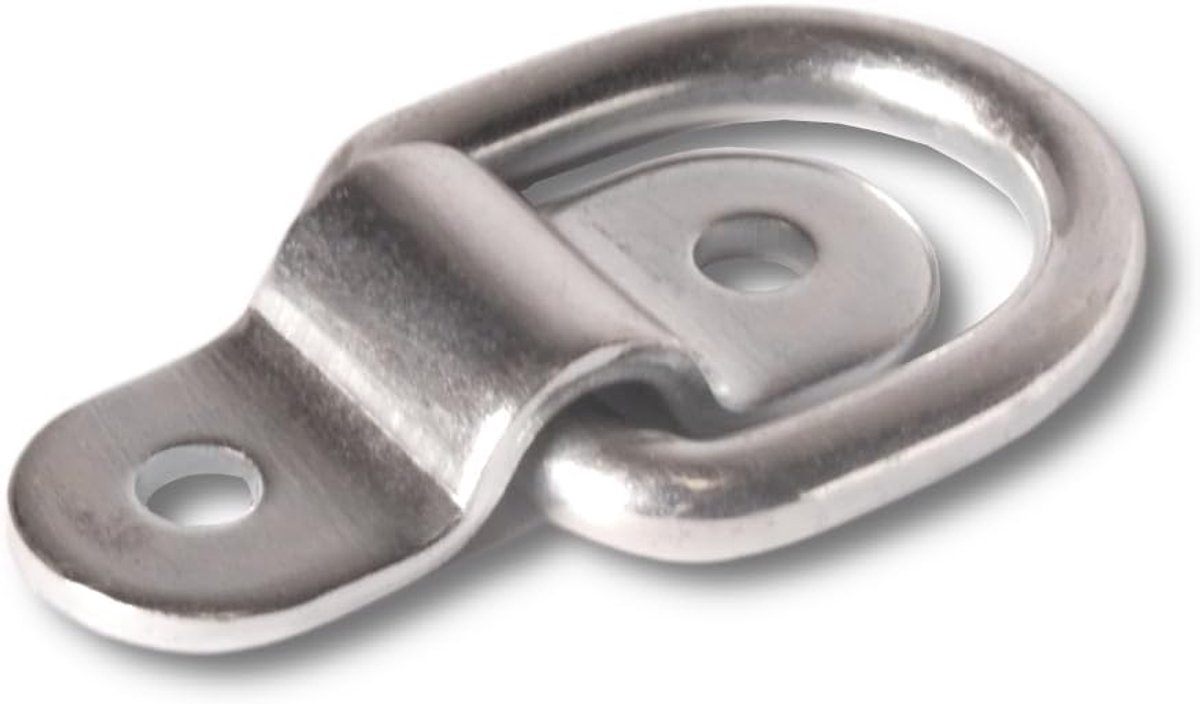 GMAR44 Bevestigingsringen met draaibare verzinkt staal indicatieve werkbelasting, grijs, diameter 5,5/32 x 58 mm, set van 2