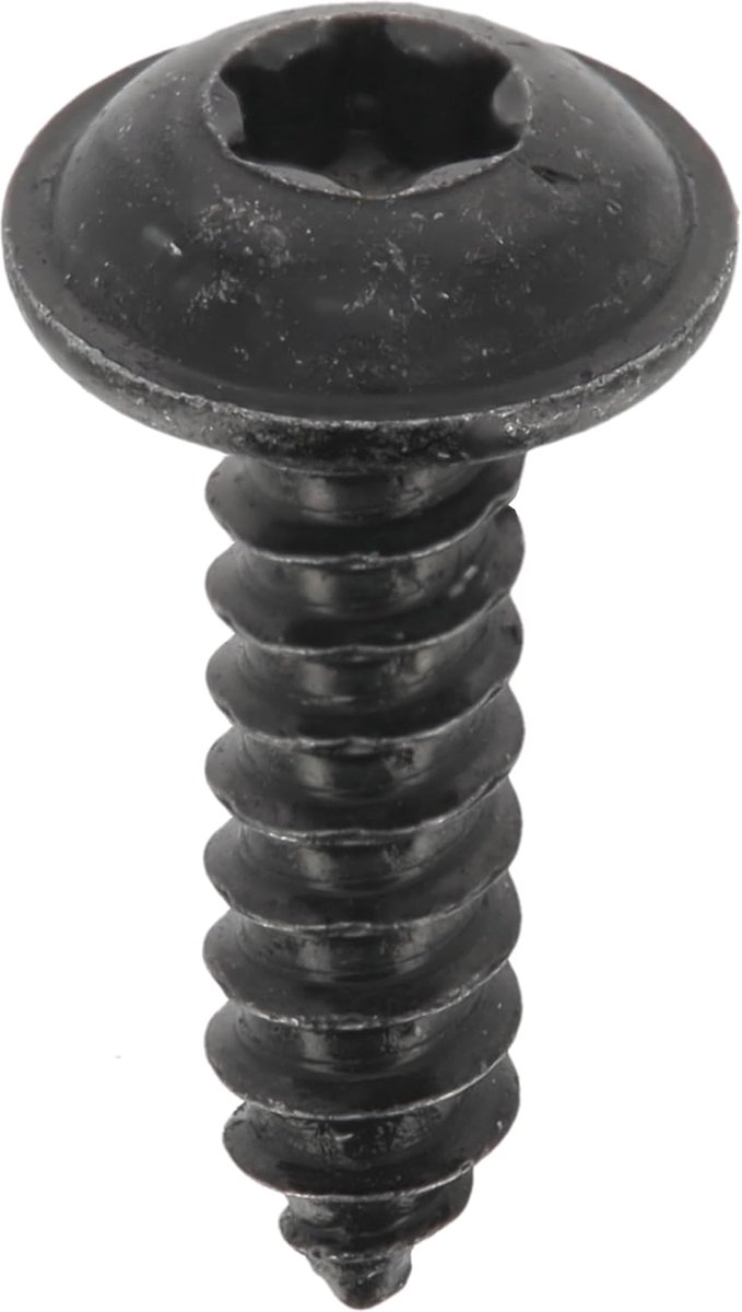 ronde kop, groot, RLX Torx in blister, 4,2 mm x 16 mm, NFE 25-655, zink, zwart, 20 stuks