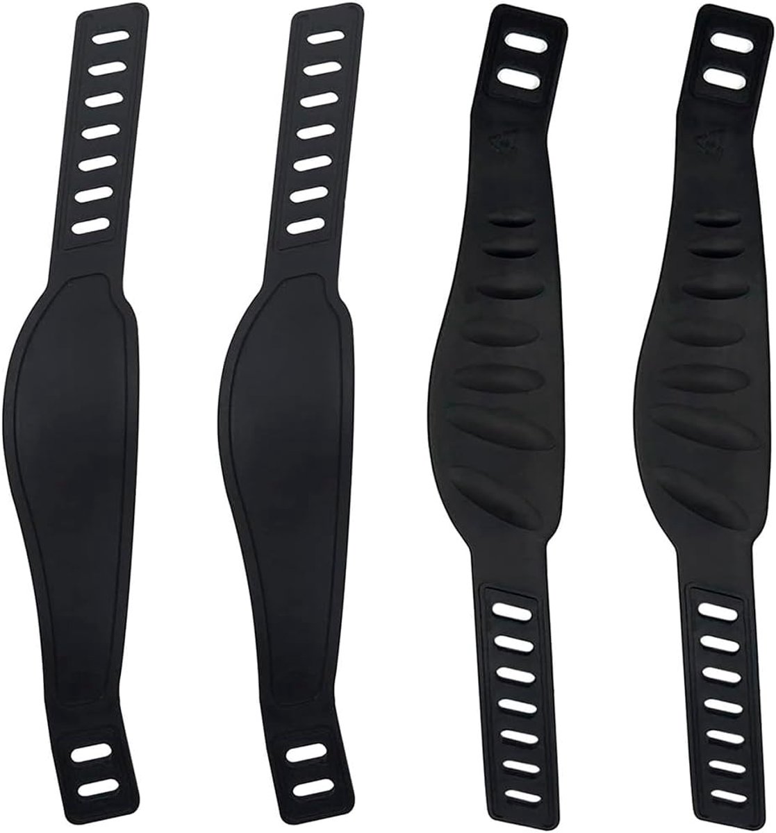 4 stuks pedaalriemen voor hometrainers, zwaar belastbare, verstelbare lengte, universele pedaalriem, past op de meeste fietspedalen, hometrainer, fietscyclus voor thuis of sportschool (stijl 2)