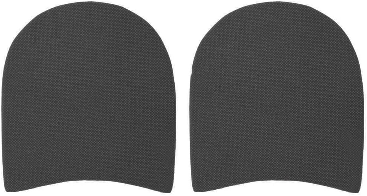 Schoenreparatie Rubberen Hakken Vervangingsset met Spijkers Schuurpapier Zelfklevende Stickers Schoenreparatieaccessoires (Zwart)