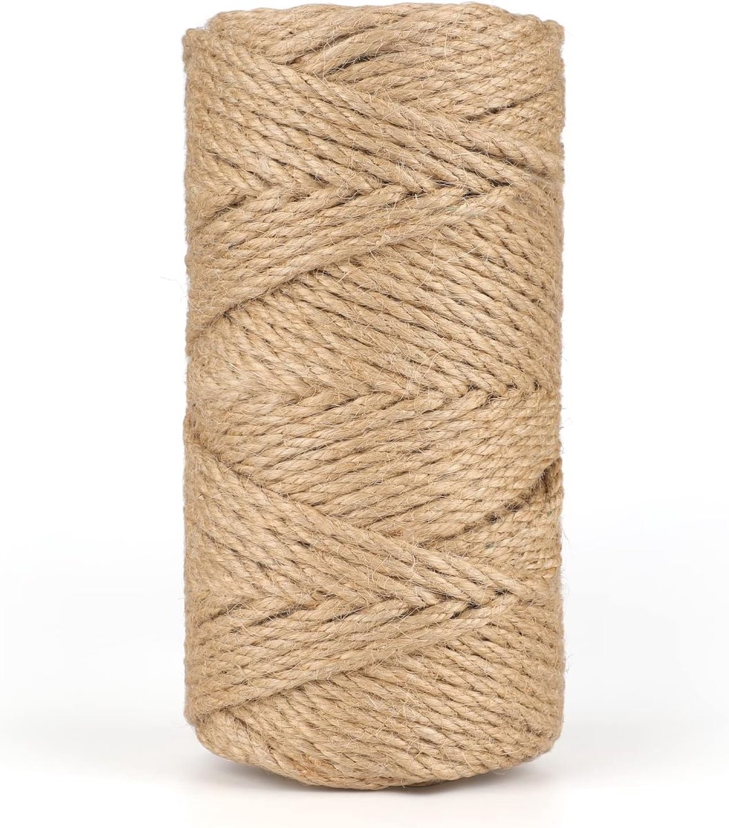 Touw, 5 mm dik jute touw, jute touw, jute touw voor camping, tuin en decoratie
