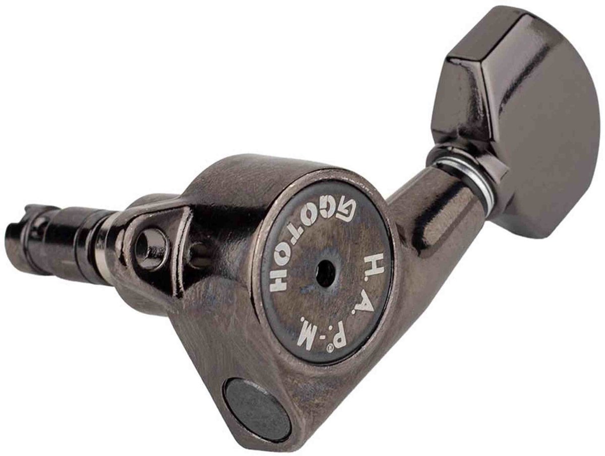 Gotoh GTH13928 SG381 stemmechanieken met HAPM and 07 knoppen, 3L3R, cosmo zwart