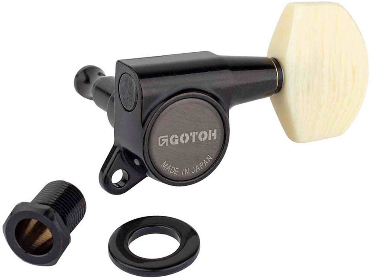 Gotoh GTH13957 SG381 stemmechanieken met M01 knoppen, 3L3R, cosmo zwart