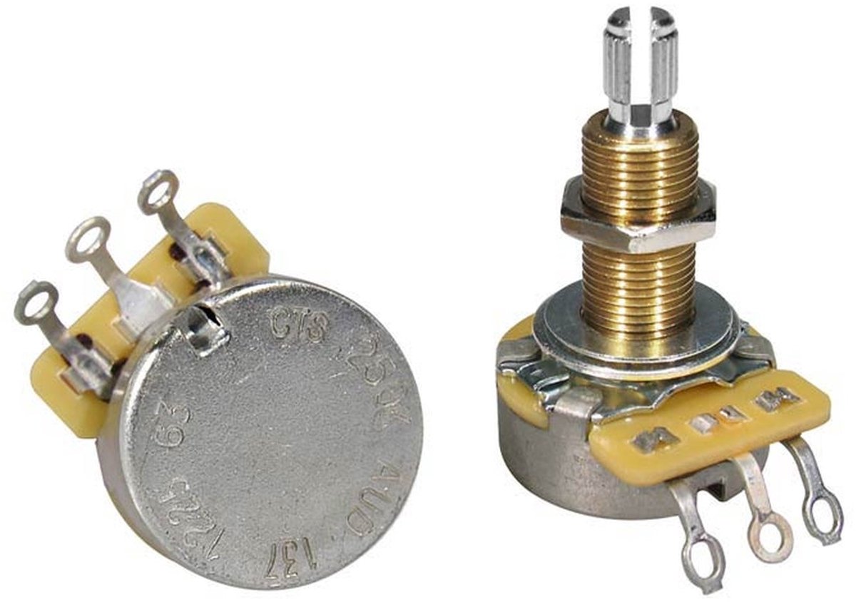 CTS USA CTS-A63/20 250K Audio Potentiometer - Bulk Pack van 20 Stuks