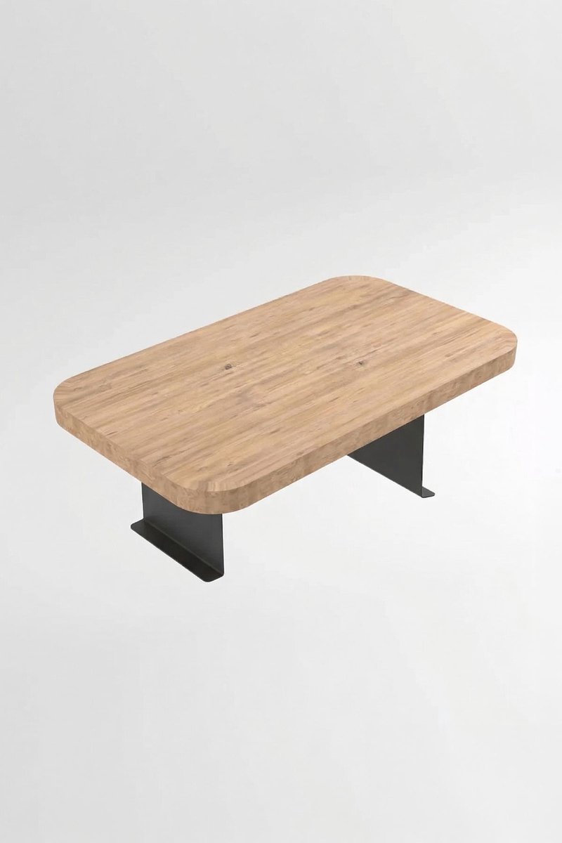 Asir - Armleuningtafel - Eiken - 35 x 20 x 10 cm