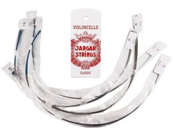 Jargar JCE-SET-BLK cello string set, medium, flexi-metal, bulk of 10 sets