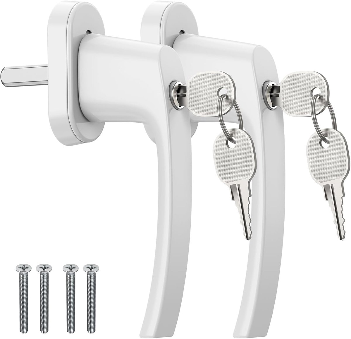Raamhandleiding met slot - Aluminium - Kindveilig - Extra veiligheid voor ramen - SnelShoppen