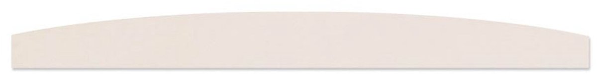 Boston BBS-4 Gebogen Brugzadel van Been voor Folkgitaar 77 x 8-10-7 x 2,7 mm