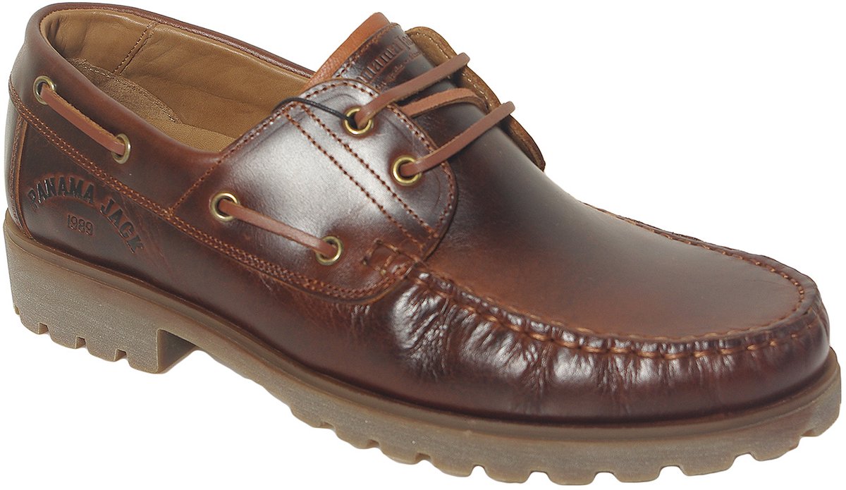 Panama Jack Boat C8 veterschoenen pull-up cuero bark 47
