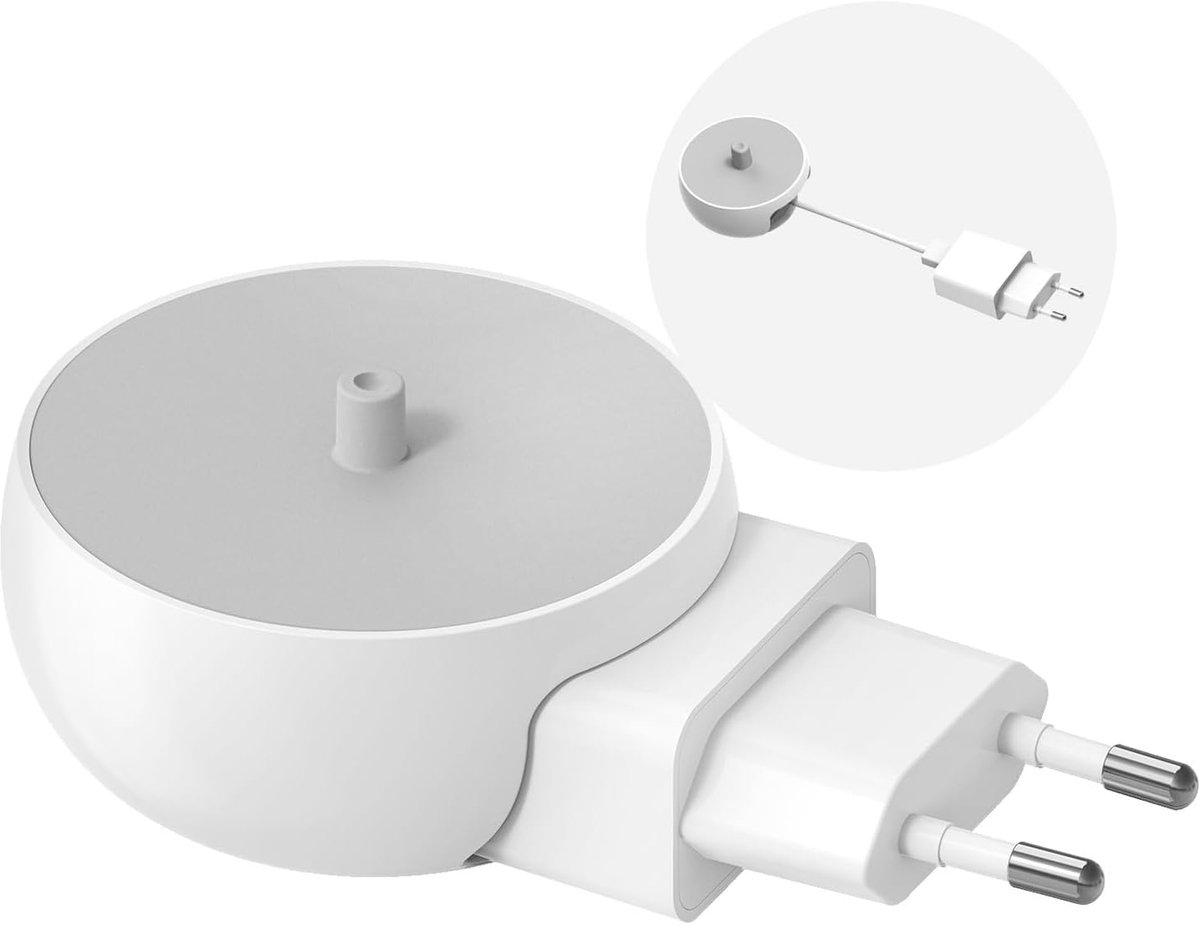Laadstation compatibel met Philips Sonicare elektrische tandenborstel, oplader wandlader EU-stopcontact voor Philip 1100 3100 4100 4300 4500 5100 5300 6000 6100 6300 6500 7000