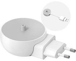 Laadstation compatibel met Philips Sonicare elektrische tandenborstel, oplader wandlader EU-stopcontact voor Philip 1100 3100 4100 4300 4500 5100 5300 6000 6100 6300 6500 7000